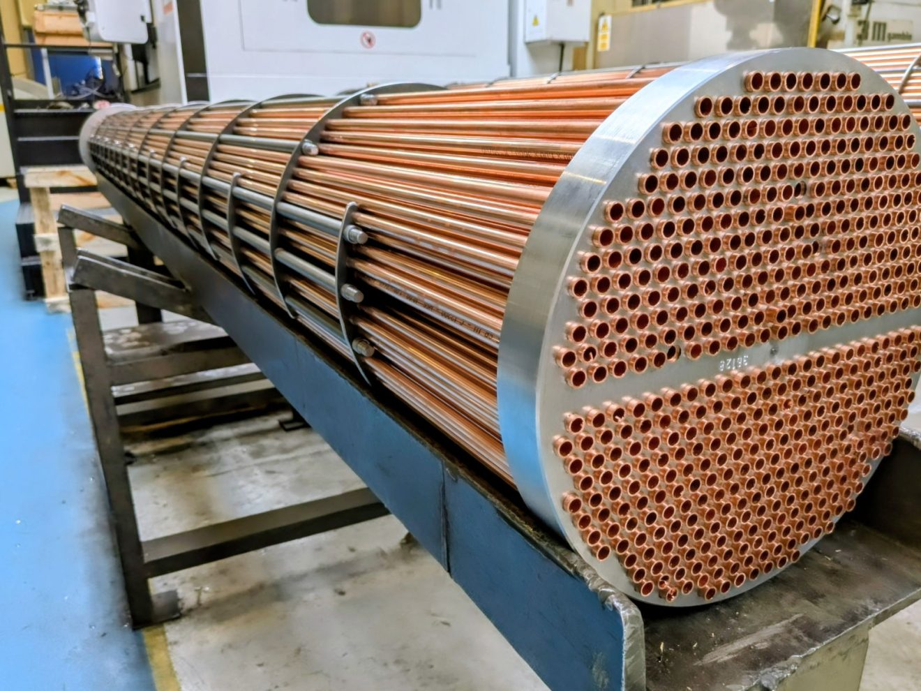 faisceau cuivre d’échangeur multitubulaire pour rénovation thermique industrielle