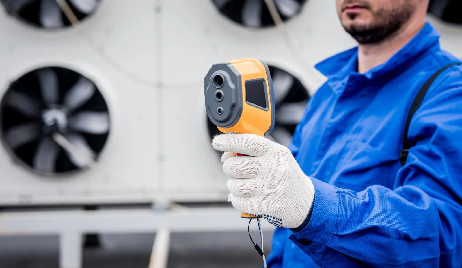 audit de performance d’un aéroréfrigérant avec mesure thermique industrielle