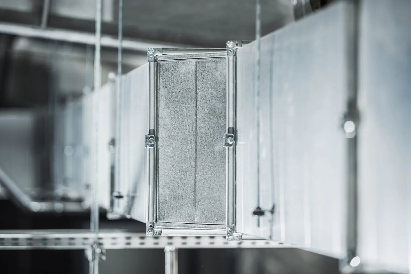 système de ventilation industrielle pour refroidissement par air et eau